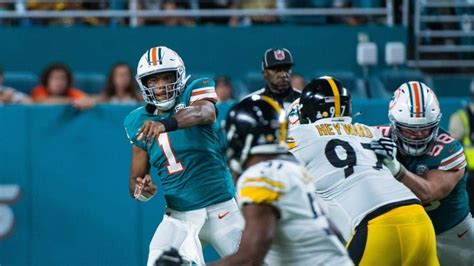 steeler dolphin game 2019 box score quarterback sacks|Dolphins vs. Steelers Box Score, October 28, 2019 .